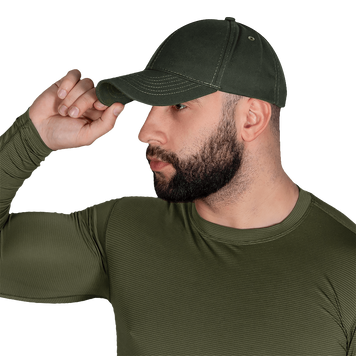 Бейсболка New Fix Canvas Dark Olive (5822) 5822 фото