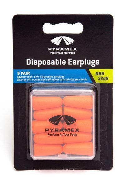 Беруші Pyramex DP1000 упаковка 5 пар в кейсі (захист слуху NRR 32 дБ) PM-EAR5C-DP1000 фото