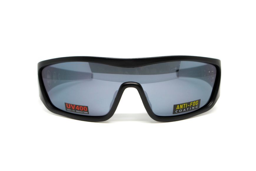 Окуляри захисні Global Vision Rivet (silver mirror) Anti-Fog, дзеркальні сірі GV-RIVET-SM фото
