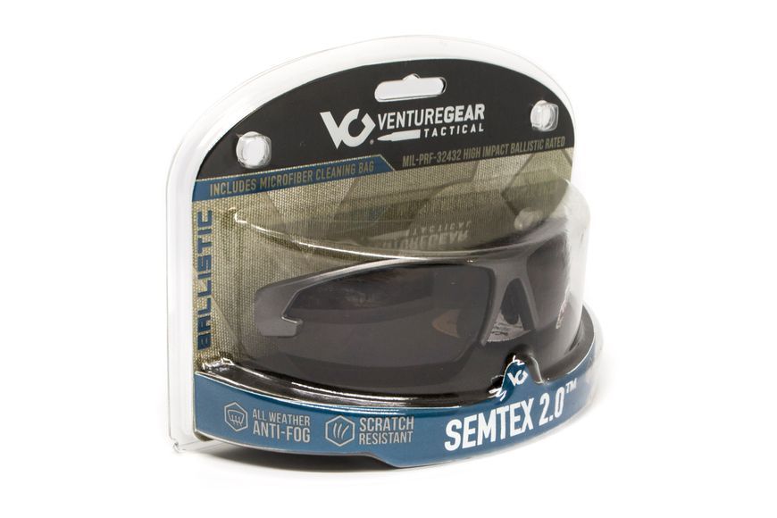 Защитные очки Venture Gear Tactical Semtex 2.0 Tan (clear) Anti-Fog, прозрачные в песочной оправе VG-SEMTAN-CL1 фото