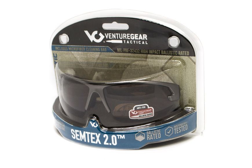 Защитные очки Venture Gear Tactical Semtex 2.0 Tan (clear) Anti-Fog, прозрачные в песочной оправе VG-SEMTAN-CL1 фото