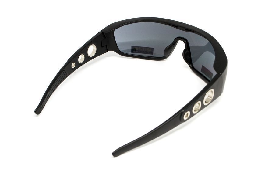 Окуляри захисні Global Vision Rivet (silver mirror) Anti-Fog, дзеркальні сірі GV-RIVET-SM фото