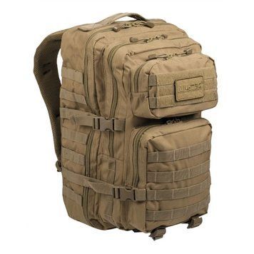 Рюкзак штурмовой большой 36л (51х29х28) койот Mil-tec 14002205 фото