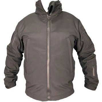 Куртка Soft Shell с подстёжкой Черная 3575636 фото