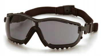Очки защитные с уплотнителем Pyramex V2G (gray) Super Anti-Fog H2MAX, серые PM-V2G-GR1M фото