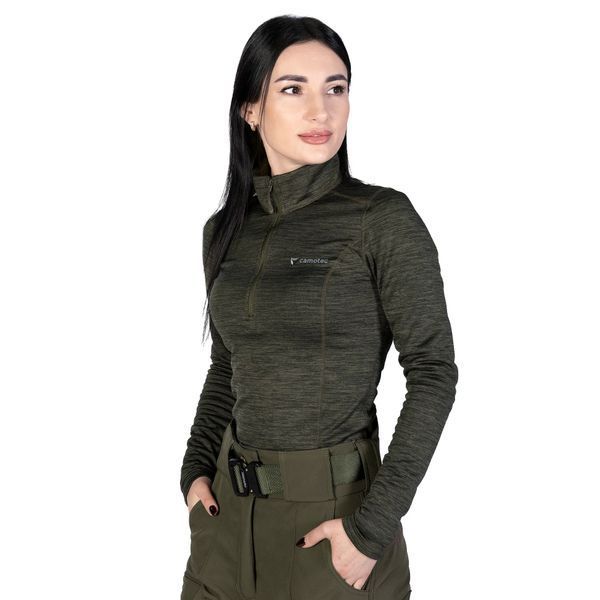 Кофта Pani Hawk Polarheat QS Pro Олива Меланж (9519) 9519 фото