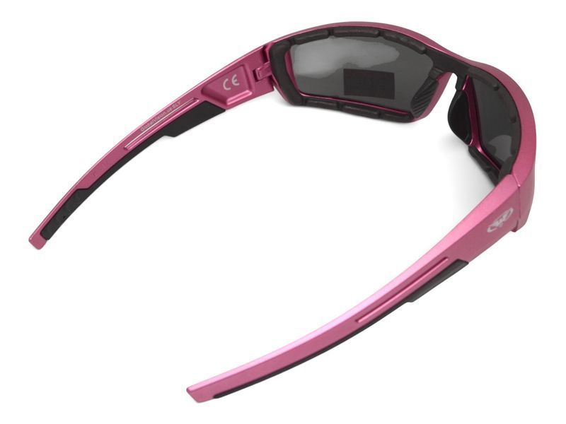 Окуляри захисні Global Vision Sly Metallic Pink (gray), сірі лінзи в оправі кольору рожевий металік GV-SLYPK-GR фото
