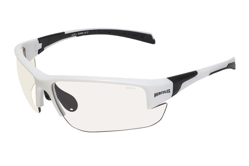 Окуляри фотохромні (захисні) Global Vision Hercules-7 White Photochromic Anti-Fog (clear), фотохромні прозорі в білій оправі GV-HER7W-CL13 фото