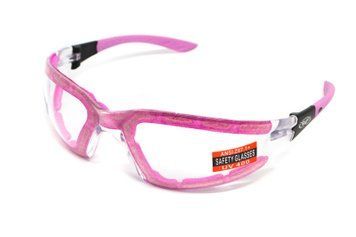 Очки защитные с уплотнителем Global Vision Ruthless Purple (clear) Anti-Fog, прозрачные в фиолетовой оправе GV-RUTH-CL1 фото