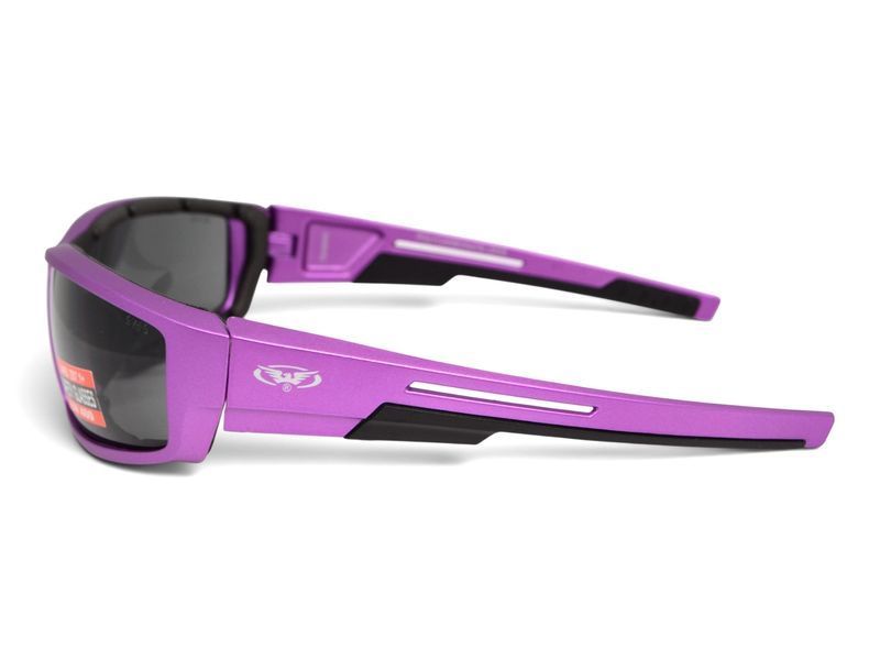 Окуляри захисні Global Vision Sly Metallic Purple (gray), сірі лінзи в оправі кольору фіолетовий металік GV-SLYPP-GR фото