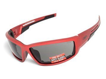 Очки защитные Global Vision Sly Metallic Red (gray), серые линзы в оправе красный металлик GV-SLYRD-GR фото