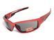 Окуляри захисні Global Vision Sly Metallic Red (gray), сірі лінзи в оправі кольору червоний металік GV-SLYRD-GR фото 1