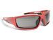 Окуляри захисні Global Vision Sly Metallic Red (gray), сірі лінзи в оправі кольору червоний металік GV-SLYRD-GR фото 3