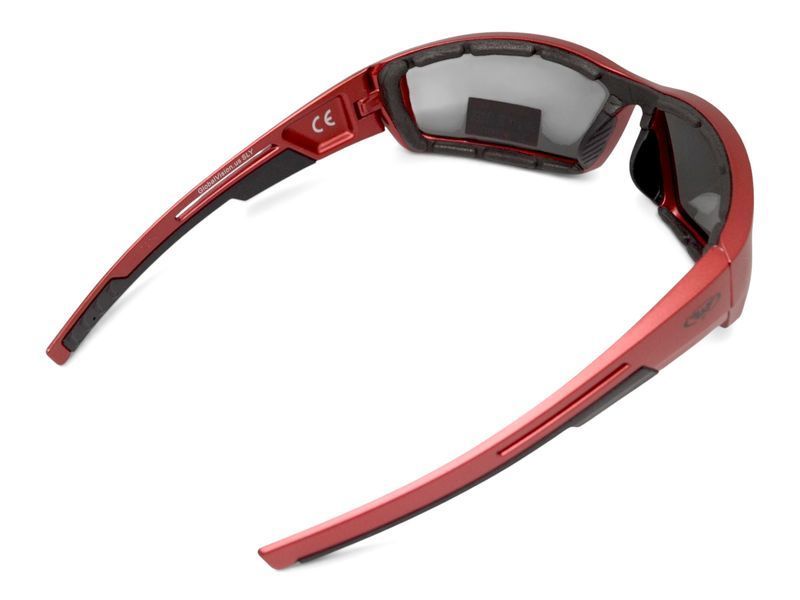 Окуляри захисні Global Vision Sly Metallic Red (gray), сірі лінзи в оправі кольору червоний металік GV-SLYRD-GR фото