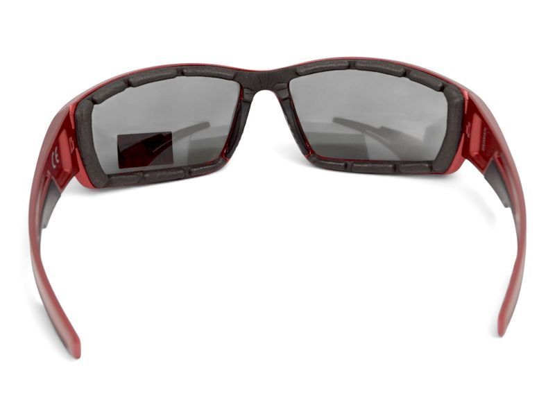 Окуляри захисні Global Vision Sly Metallic Red (gray), сірі лінзи в оправі кольору червоний металік GV-SLYRD-GR фото