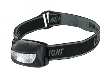 Ліхтар налобний 4+1 LED Black M-Tac 60067002 фото