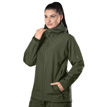 Жіноча куртка Stalker SoftShell Олива (7441) 7441 фото
