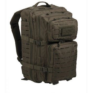 Рюкзак штурмовой большой LASER CUT 36л олива Mil-tec 14002701 фото