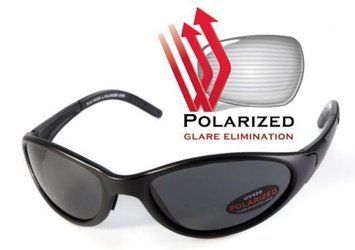 Окуляри поляризаційні BluWater Venice Polarized (gray) чорні 4ВЕНИ-20П фото