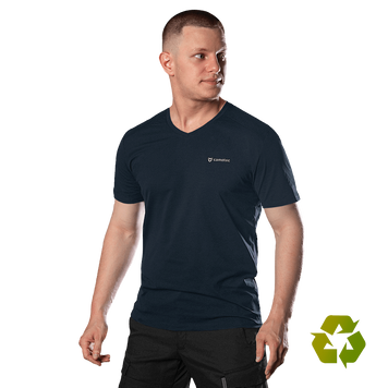 Футболка Totem V-neck Темно-синя (8282) 8282 фото
