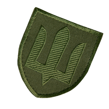 Шеврон/Липучка ЗСУ/СВУ Олива/Зелений 7108 фото