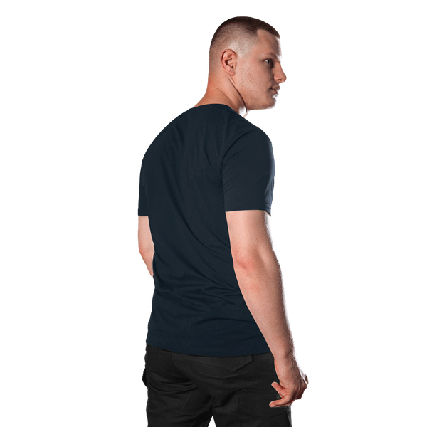 Футболка Totem V-neck Темно-синя (8282) 8282 фото