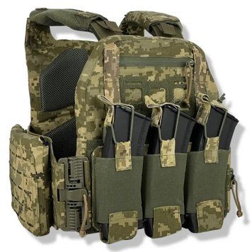 Плитоноска StrykeR (Plate Carrier) Пиксель (Закрытого типа) PL-P3 фото