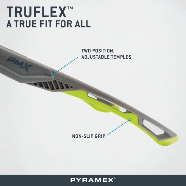 Защитные очки Pyramex Truflex (gray) Anti-Fog, серые в чёрно-серой оправе PM-TRFXB-GR1 фото