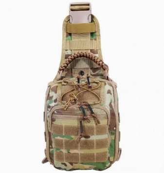 Сумка тактическая наплечная Sillver Knight с системой Molle Мультикам 3592890 фото