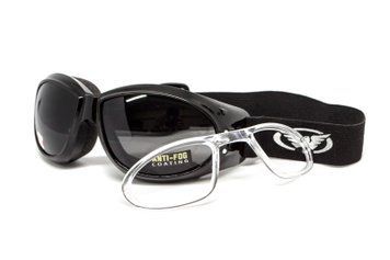 Очки защитные с уплотнителем Global Vision Eliminator RX (gray) Anti-Fog, серые с диоптрической вставкой GV-ELMRX-GR1 фото