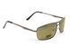 Очки поляризационные BluWater Navigator-3 Gun Metal Polarized (gold mirror), серые с зеркальным золотистым покрытием в тёмной металлической оправе BW-NAV3G-GM2 фото 1