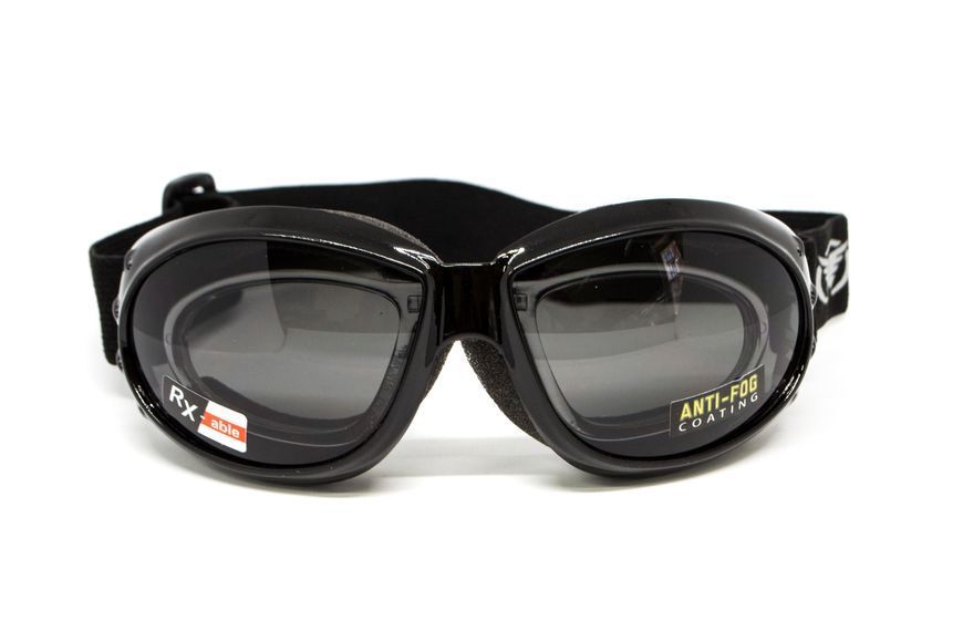 Окуляри захисні з ущільнювачем Global Vision Eliminator RX (gray) Anti-Fog, сірі з діоптричною вставкою GV-ELMRX-GR1 фото