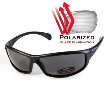 Окуляри поляризаційні BluWater Florida-4 Polarized (gray) чорні 4ФЛР4-20П фото