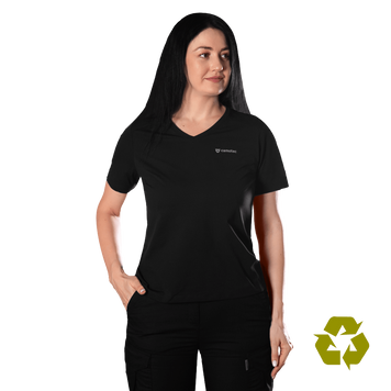 Футболка Pani Totem Logo V-neck Чорна (8284) 8284 фото