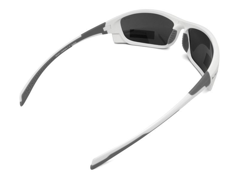 Окуляри поляризаційні захисні BluWater Samson-1 Z87.1 White Polarized (gray), сірі в біло-сірій оправі BW-SAMZW-GR2 фото