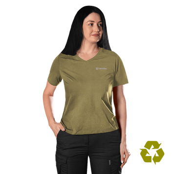 Футболка Pani Totem Logo V-neck Tan (8285) 8285 фото