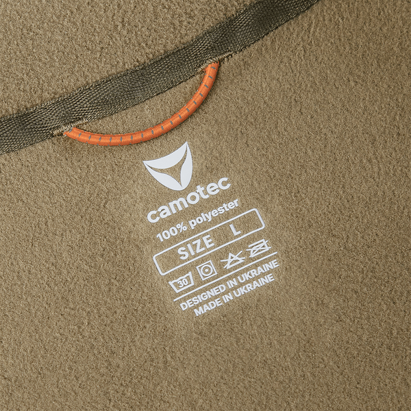 Флісова кофта Pani Meadow Logo Himatec 100 Tan (7446) 7446 фото