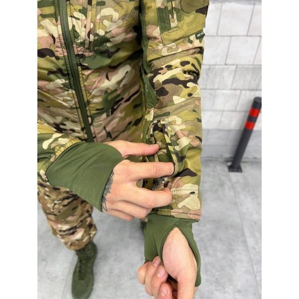 Тактическая демисезонная куртка на флисе Мультикам 3575674 фото