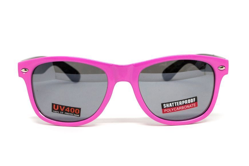 Очки защитные открытые Swag Hipster-B Pink (Flash mirror) зеркальные серые SW-HIPSPK-FM фото