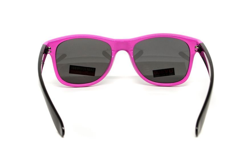 Очки защитные открытые Swag Hipster-B Pink (Flash mirror) зеркальные серые SW-HIPSPK-FM фото