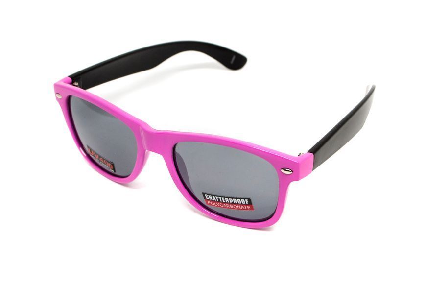 Очки защитные открытые Swag Hipster-B Pink (Flash mirror) зеркальные серые SW-HIPSPK-FM фото