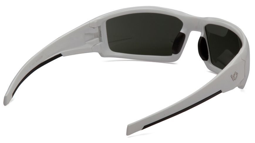 Окуляри захисні Venture Gear Pagosa White (forest gray) Anti-Fog, сіро-зелені в білій оправі VG-PAGW-GR1 фото