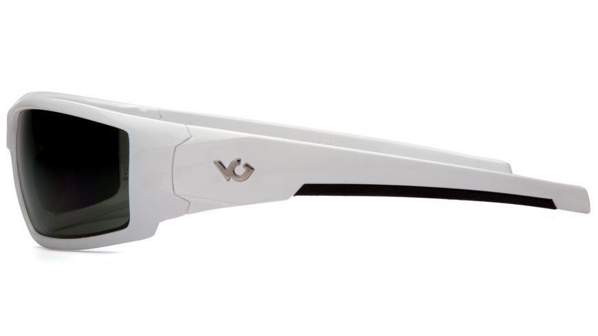 Окуляри захисні Venture Gear Pagosa White (forest gray) Anti-Fog, сіро-зелені в білій оправі VG-PAGW-GR1 фото