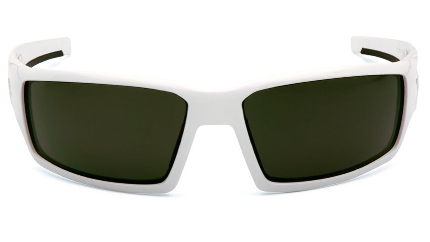 Окуляри захисні Venture Gear Pagosa White (forest gray) Anti-Fog, сіро-зелені в білій оправі VG-PAGW-GR1 фото