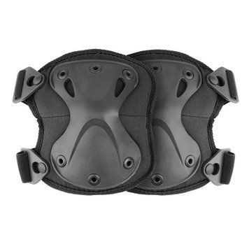 Наколенники тактические защитные Protect черные Mil-tec 16231302 фото