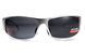 Окуляри захисні Global Vision BAD-ASS-1 Silver (gray) чорні в металевій оправі 1БЕД1-СМ20 фото 9