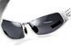 Окуляри захисні Global Vision BAD-ASS-1 Silver (gray) чорні в металевій оправі 1БЕД1-СМ20 фото 3