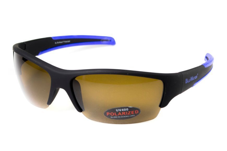 Очки поляризационные BluWater Daytona-2 Polarized (brown), гидрофобные коричневые линзы (Repelon&trade;) 4ДЕЙТ2-Г50П фото