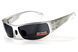 Очки защитные открытые Global Vision Bad-Ass-2 Silver (gray), серые серебристой металлической оправе 1БЕД2-СМ20 фото 1