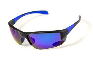 Окуляри поляризаційні BluWater Samson-3 Polarized (gray), сині дзеркальні BW-SMS3-GTB2 фото